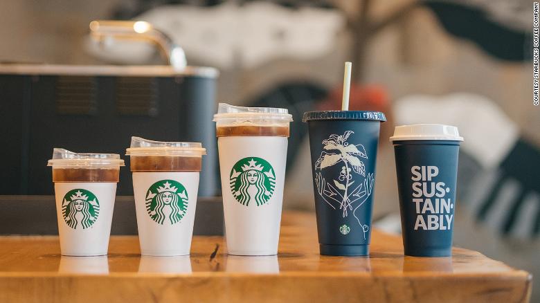 Starbucks is planning to phase out its iconic cups